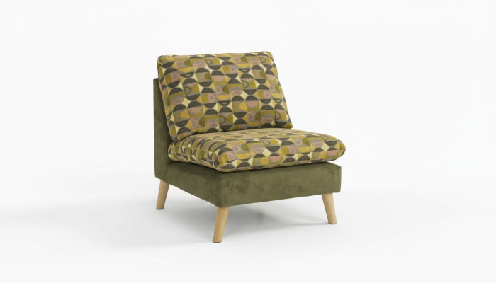 Design Relax Club Sessel Lounge Sofa 1 Sitzer Fernseh Stuhl Polster Stoff