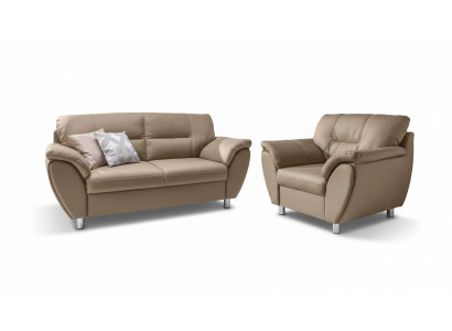 Garnitur Sofagarnitur 2+1 Sitzer Couche Sofa Couchen Polster Stoff Sofas