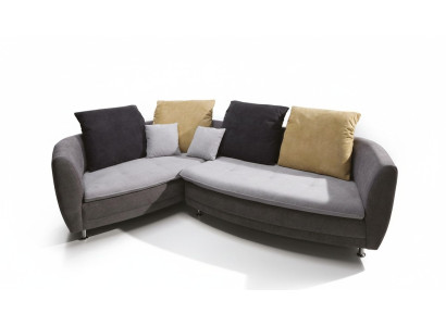 Design Ecksofa Rund Couch Polster Eck Garnitur Sofa Couchen Sofas