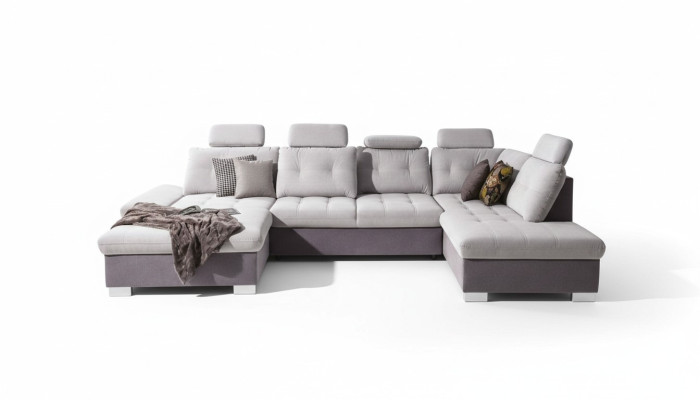 Multifunktions Couch Ecksofa Couch Polster Verstellbarer Rücken Wohnlandschaft