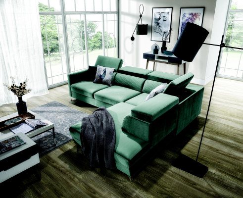 Moderne Ecksofa Couch Polster Garnitur Wohnlandschaft Sofa Couch Ecke Sitz Neu