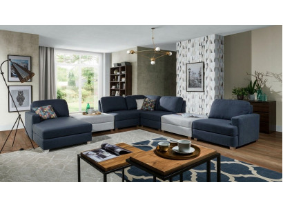 Ecksofa Elemente Sitzplatz Couch Polster Frei Stellbar Sofa Couchen Polster