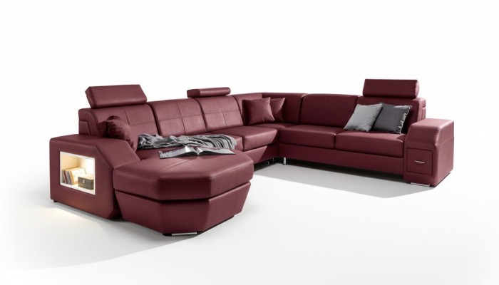 Edle Design Polster Eck Couch Garnitur Wohnlandschaft Sofas Couchen Sitz