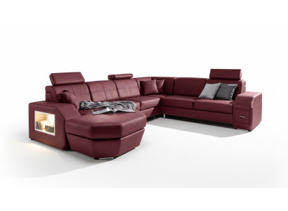 Edle Design Polster Eck Couch Garnitur Wohnlandschaft Sofas Couchen Sitz