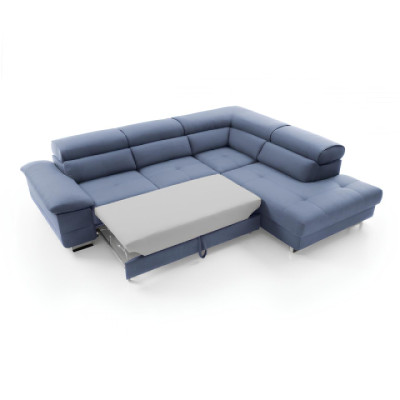 Design Schlafsofa mit Bettfunktion Bettkasten Sofa Polster Eck Sofas Couch