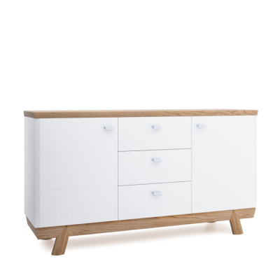 4 Teiliges Set 1x Vitrine 2x Kommode 1x Esstisch Design Wohnzimmer Esszimmer Neu