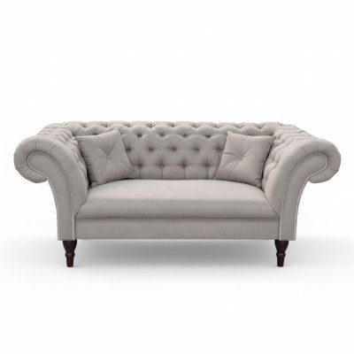 Chesterfield Design Sofa Couch 2 Sitzer Polster Sofas Couchen 2er Garnitur Neu