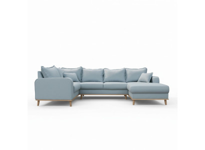 Design Ecksofa Sofa Bettfunktion Couch Polster Sitz Eck Sofas Couchen Neu