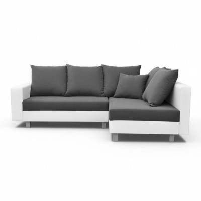 Design Ecksofa Sofa L-form Bettfunktion Couch Sitz Eck Sofas Textil Polster Neu