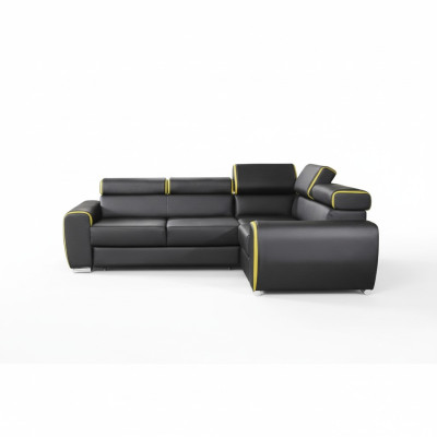 Design Ecksofa Sofa Bettfunktion Couch Polster Sitz Eck Sofas Couchen Neu dublin