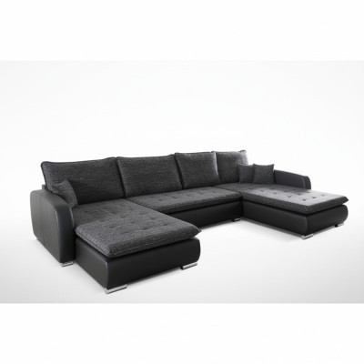 Design Ecksofa Sofa Elena Bettfunktion Couch Polster Sitz Eck Sofas XXL Neu