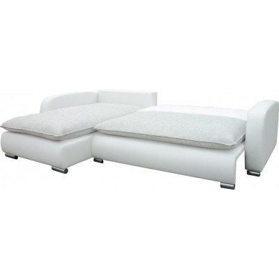 Design Ecksofa Sofa Stoffe Bettfunktion Couch Polster Sitz Eck Sofas Schlafsofa