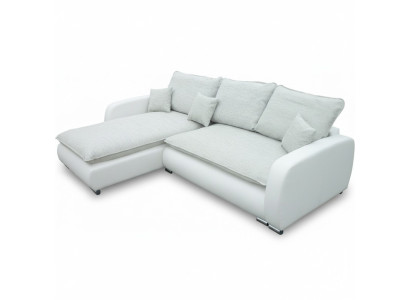 Design Ecksofa Sofa Stoffe Bettfunktion Couch Polster Sitz Eck Sofas Schlafsofa
