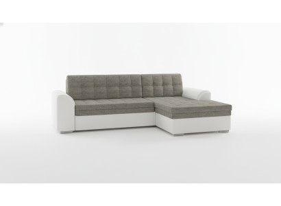 Design Schlafsofa Sofa Polster Wohnzimmer Ecksofa Couch Textl Stoff