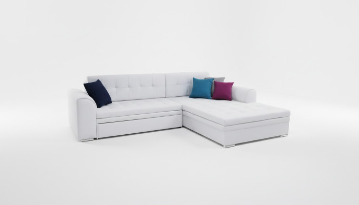 Design Ecksofa Bettfunktion Couch Polster Couchen Textil Sofas Sofa