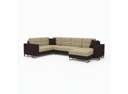 Design Ecksofa Schlafsofa Bettfunktion Couch Leder Polster Textil Sofas Neu 3260