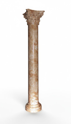 XXL Griechische Säule 300cm Groß Stil Design Säulen Luxus Stützen Antik Stil