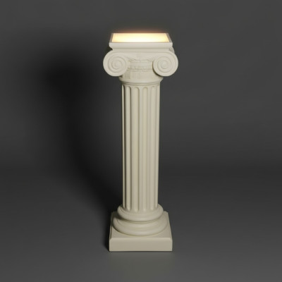 Säule Lampe Steh Leuchte Skulptur Stand Leuchten Figur Skulpturen Säulen Neu!