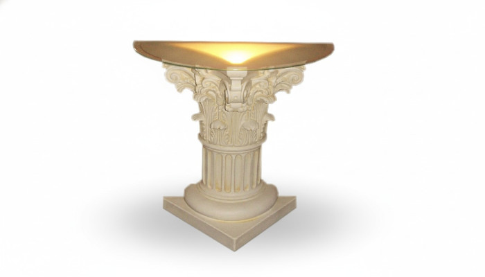Säule Beleuchtet Dekoration Säulen Skulpturen Lampe Leuchte Figuren Skulptur neu
