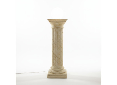 Design Säulenlampe Leuchten Leuchte Lampenschirm Dekolampe Säule Lampe 6854 Neu