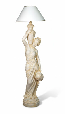 Wohnzimmer Stehlampe Leuchte Steh Leuchten XXL Design Lampe Figur Skulptur Neu
