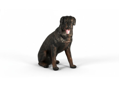 Design Rotweiler Hund Figur Statue Skulptur Figuren Skulpturen Dekoration 3007