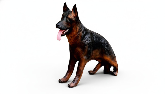 Design Schäferhund Figur Statue Skulptur Figuren Skulpturen Dekoration Neu 3043