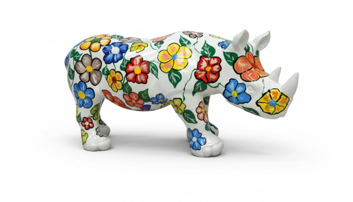 Design Nashorn Figur Statue Skulptur Figuren Skulpturen Dekoration Deko 3096 Neu