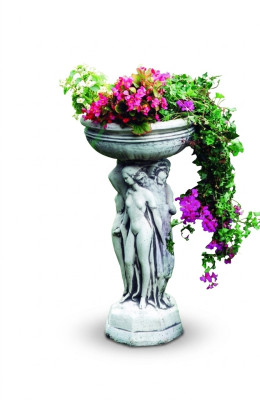 Blumenkübel Pflanz Natur Kübel Dekoration Figur Blumentöpfe Garten Vasen