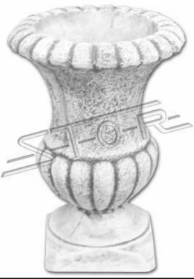 Blumenkübel Natur Pflanz Kübel Dekoration Figur Blumentöpfe Garten Vasen