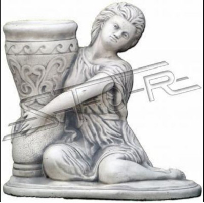Blumenkübel Pflanz Kübel Dekoration Figur Blumentöpfe Vasen Natur Garten
