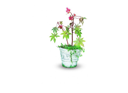 Blumenkübel Pflanz Kübel Dekoration Natur Figur Blumentöpfe Vasen Garten
