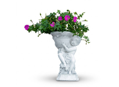 Natur Blumenkübel Pflanz Kübel Dekoration Figur Vasen Blumentöpfe Garten