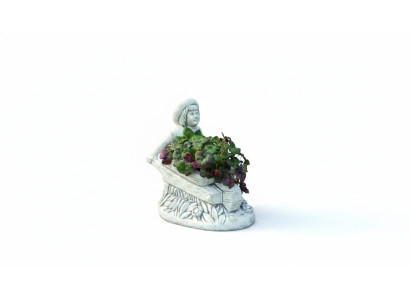 Blumenkübel Pflanz Kübel Dekoration Figur Vasen Natur Blumentöpfe Garten