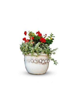 Blumenkübel Pflanz Kübel Dekoration Figur Natur Vasen Garten Blumentöpfe