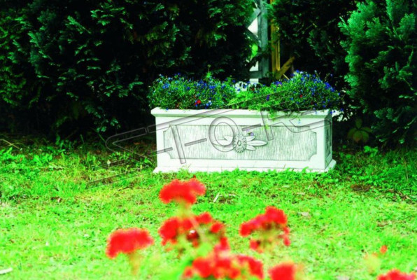 Blumenkübel Pflanz Kübel Dekoration Natur Figur Vasen Garten Blumentöpfe