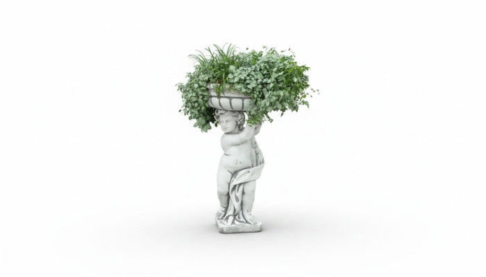 Blumenkübel Pflanz Kübel Dekoration Figur Garten Natur Blumentöpfe Vasen