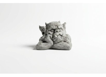 Troll 19cm Skulptur Design Figur Statue Garten Figuren Statuen