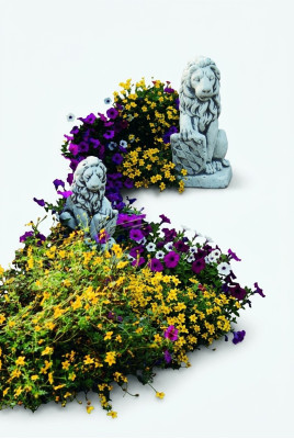 Garten Dekoration Löwe Statue Skulptur Figuren Skulpturen Designer