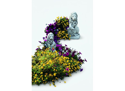 Garten Dekoration Löwe Statue Skulptur Figuren Skulpturen Designer