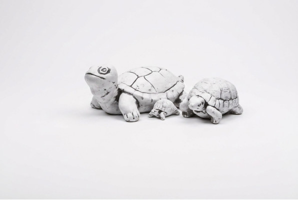 Garten Dekoration Schildkröte Terrasse Stein Figuren Figur Deko Statue