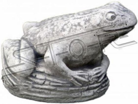 Garten Dekoration Frosch Terrasse Stein Figuren Figur Deko Statue