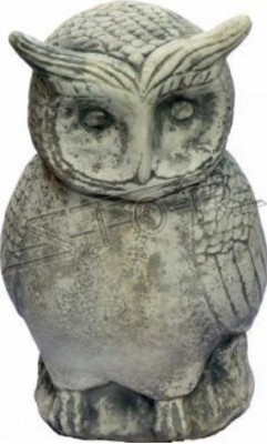 Garten Natur Dekoration Eule Terrasse Stein Figuren Figur Dekorative Statue