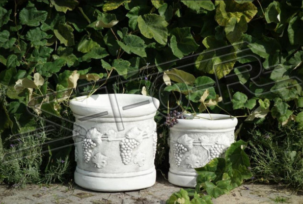 Blumenvase Blumen Kasten Garten Stein Deko Dekoration Antik Stil Blumen