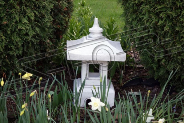 Feng Shui, Gartenfigur, Skulptur, Japan Steinguss Gartendeko Design Haus Figur