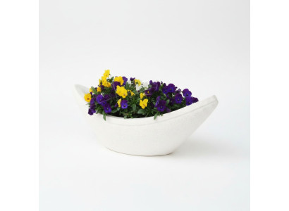 Blumenkübel Pflanz Kübel Dekoration Natur Vasen Garten Figur Blumentöpfe