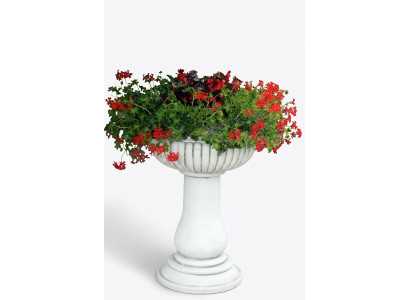 Blumenkübel Pflanz Kübel Dekoration Garten Vasen Natur Blumentöpfe Figur