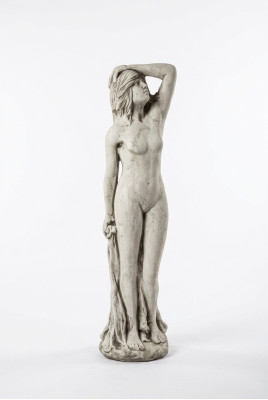 Frau 98cm Skulptur Design Figur Statue Garten Figuren Statuen