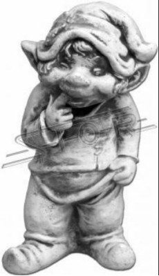 Junge Bub 40cm Figur Statue Figuren Skulptur Dekorative Statuen Garten
