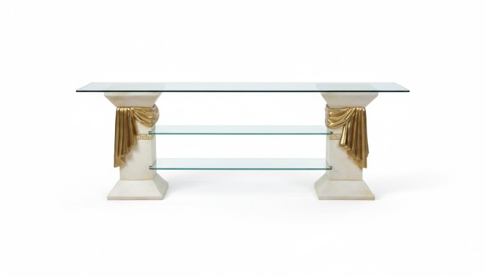 Design Vitrine Regal Glas Säule Schrank Vitrinen Regale Schrank Wohnzimmer 1862
